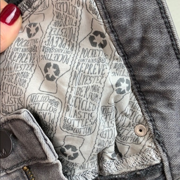 Mossimo NWOT moto biker stretch skinny pants 25 - Picture 6 of 8